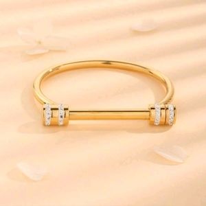 1pc Fashion Stainless Steel Rhinestone Decor Bangle For Women For Daily use